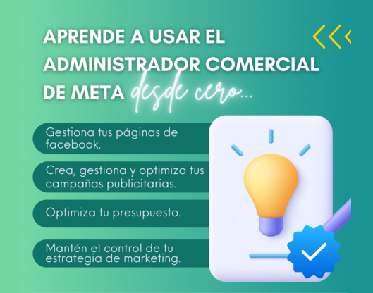 Aprende el administrador comercial de Meta desde cero